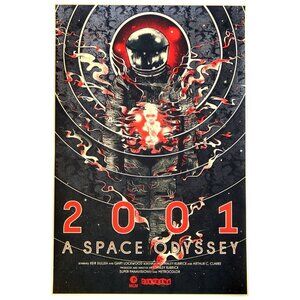 2001: A Space Odyssey Zarathustra Poster by Nikita Kaun – Silver Variant, 2016